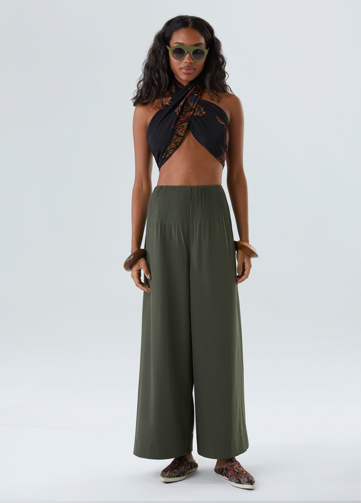 PLEATED PANTS
