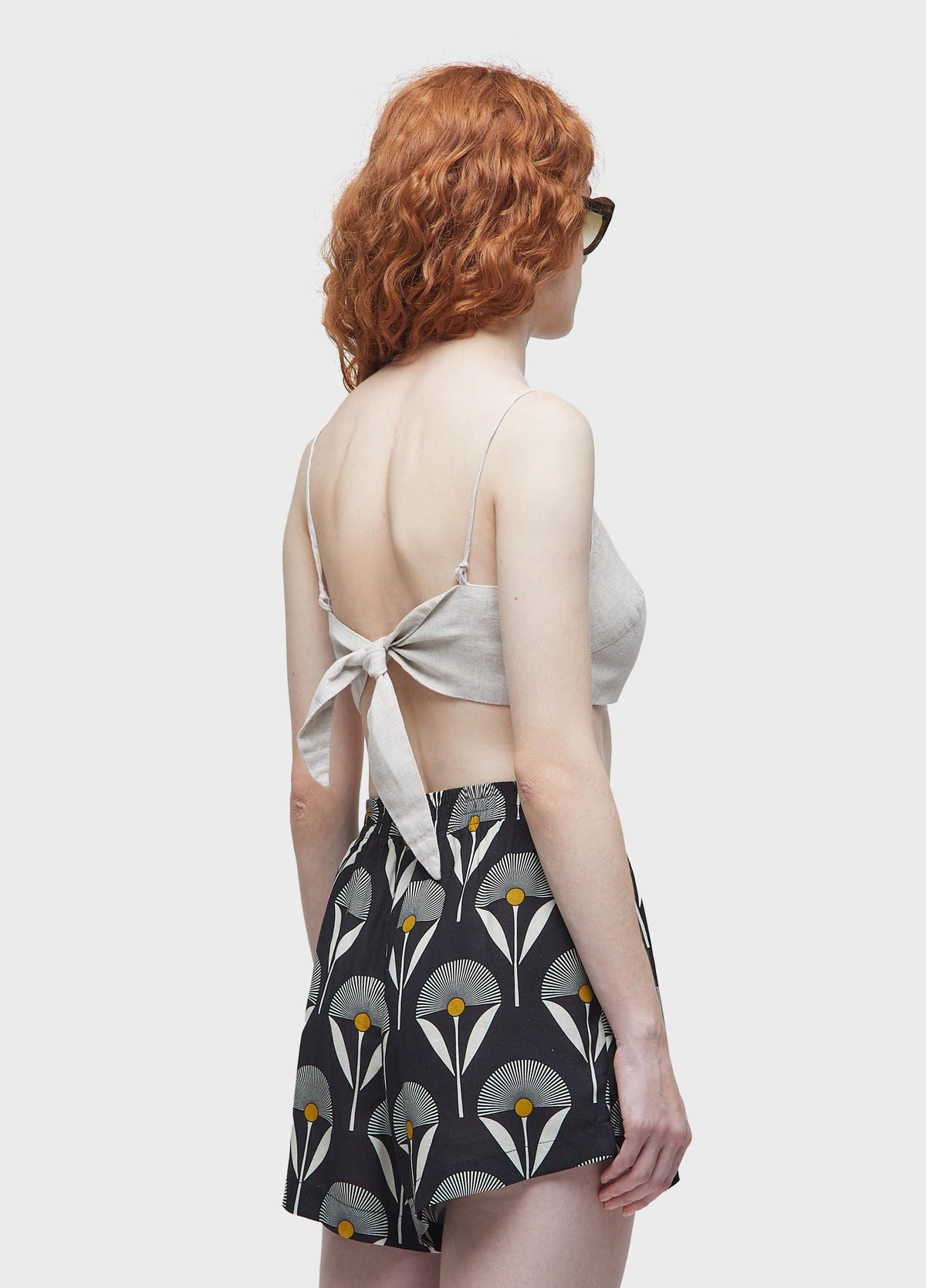 EMBROIDERED SUNFLOWER KIMONO