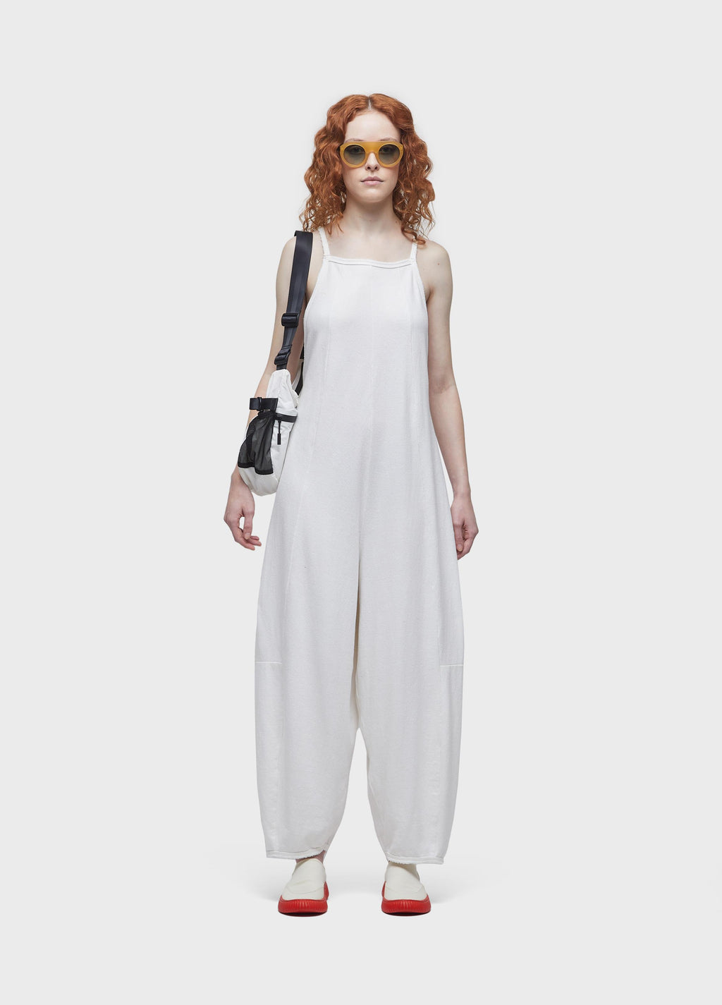 FRAYED RUSTIC NAKED BACK JUMPSUIT