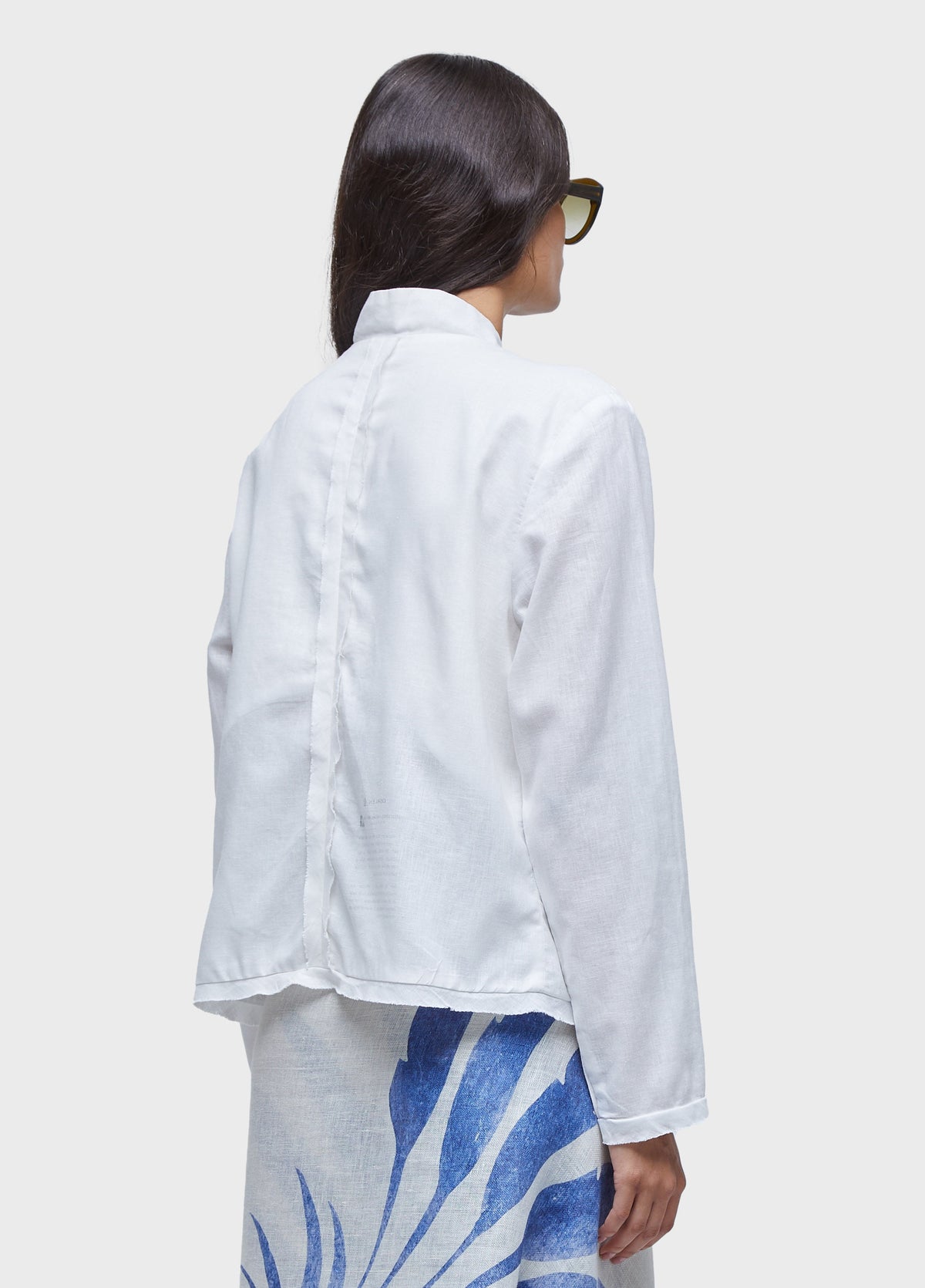 EMBROIDERED TILE BLAZER