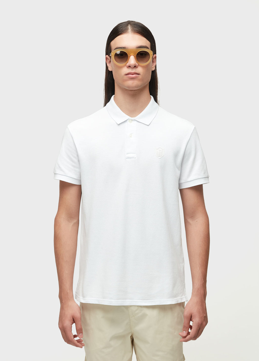 EMBOSSED CREST POLO SHIRT