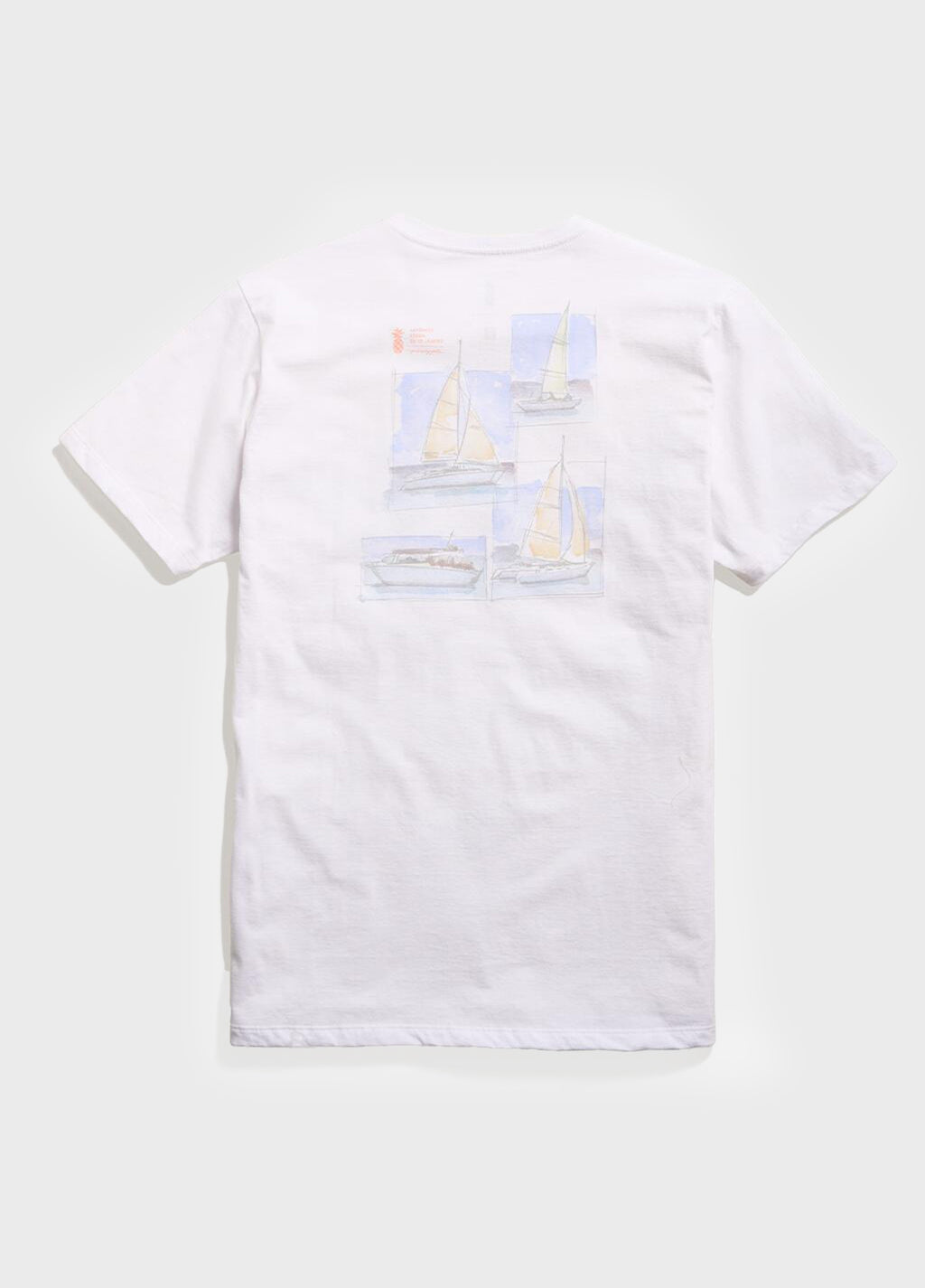 BOAT WATERCOLOR T-SHIRT