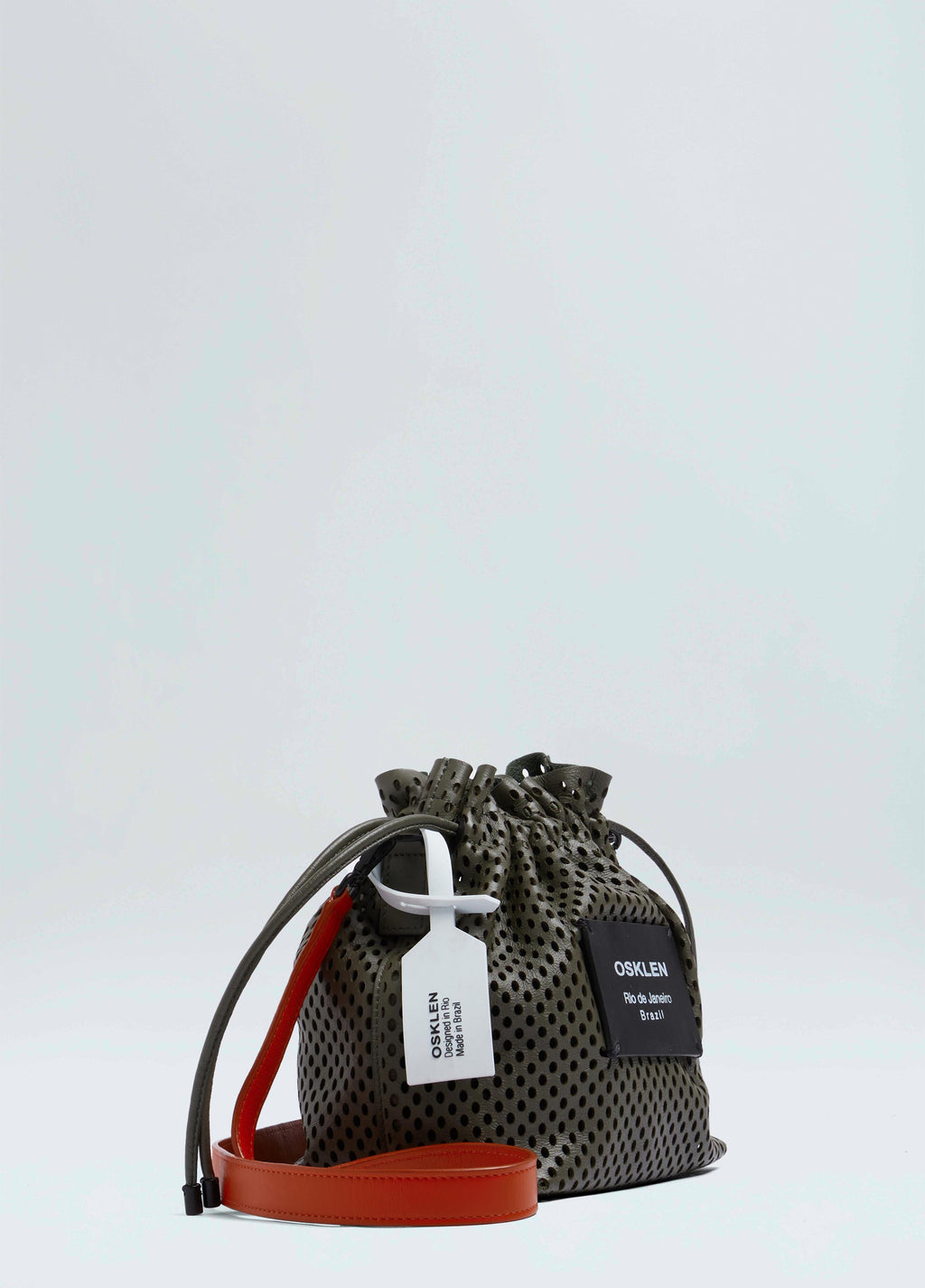 SMALL PERFORATED LEATHER CROSSBODY BAG