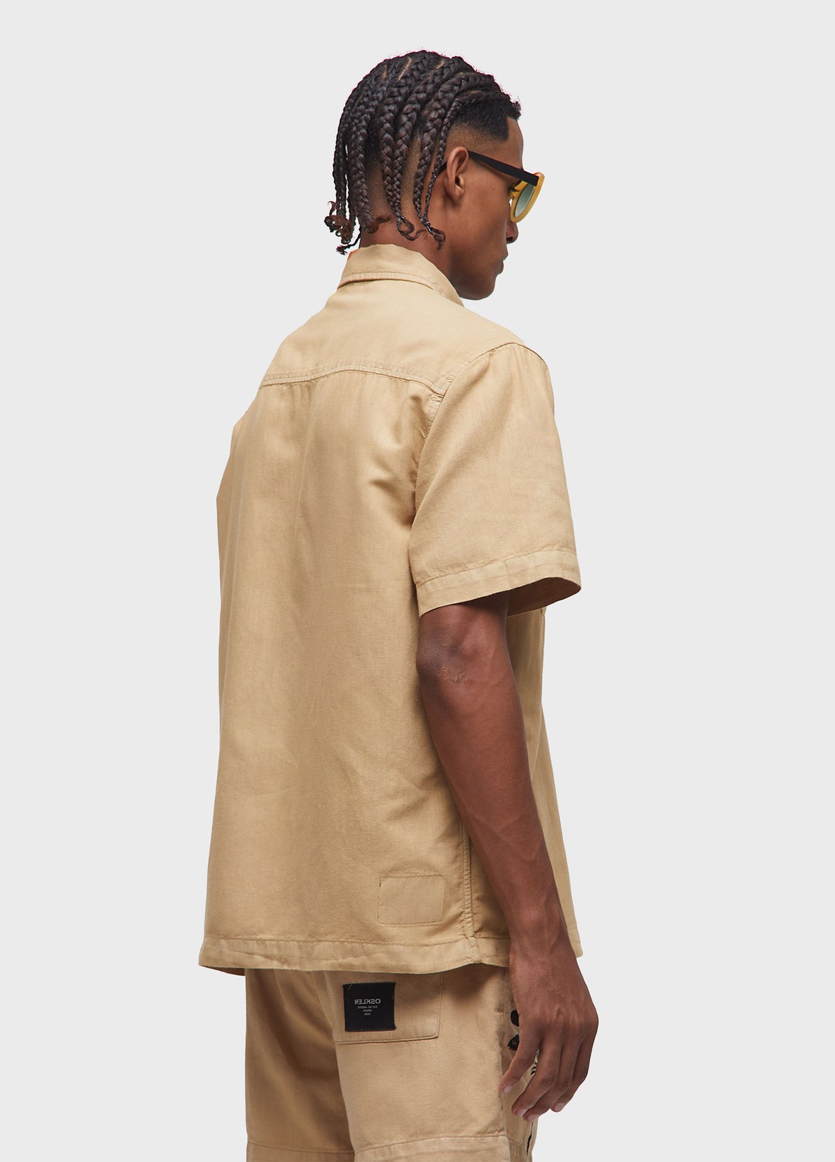 DOUBLE HEMP COTTON SHORT-SLEEVED SHIRT