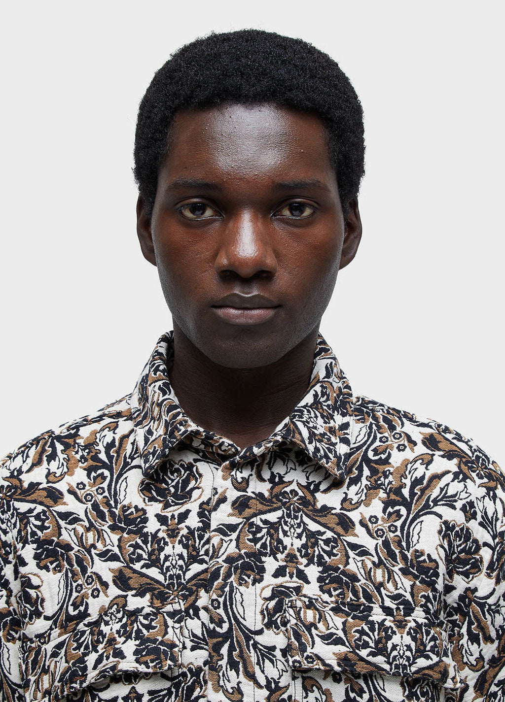 DOUBLE ROSE JACQUARD JACKET