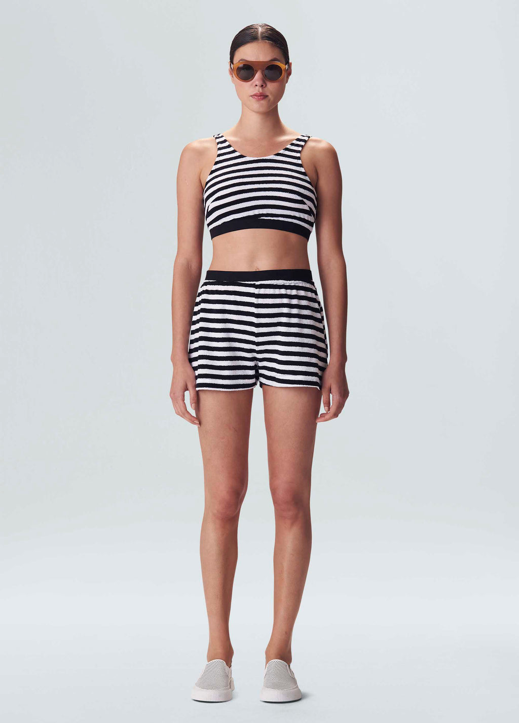 STRIPED TERRYCLOTH SET