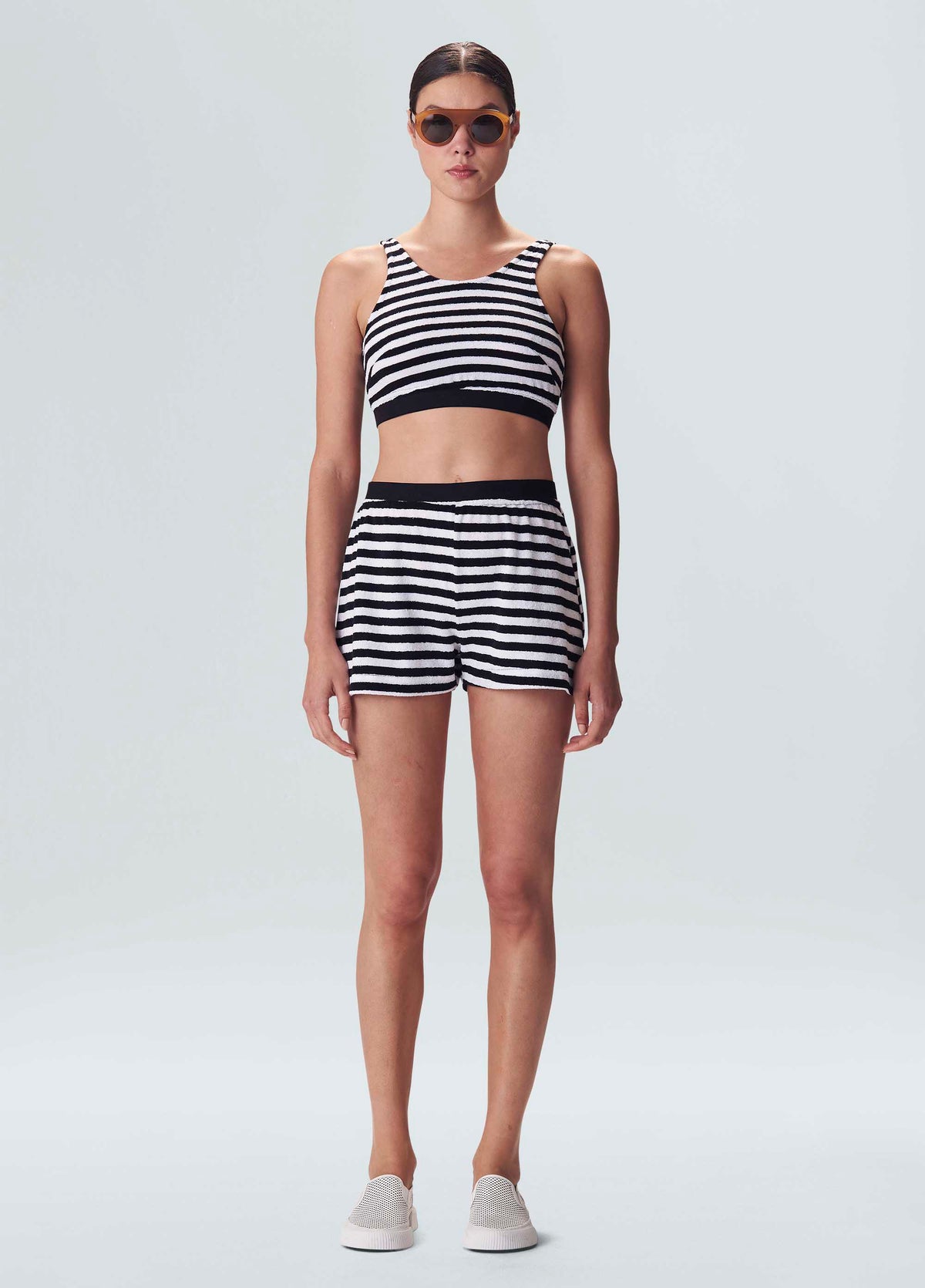STRIPED TERRYCLOTH SET