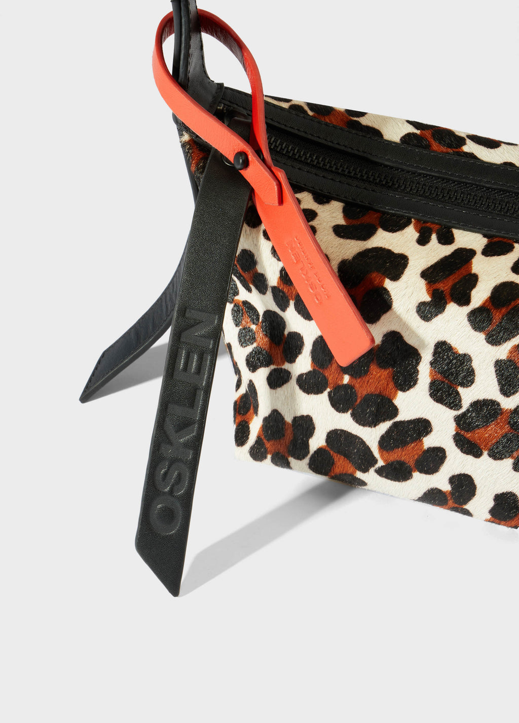 Bolsa Bakare Pelo Small Camel/Preto – Osklen – foto 3