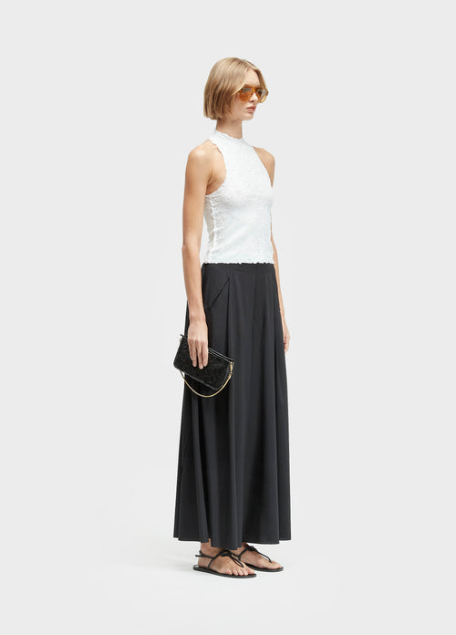 CRUNCH PLEATED RAGLAN BLOUSE