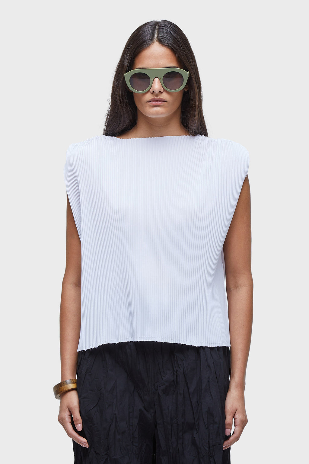 Top Plissé Off-White – Osklen – foto 1