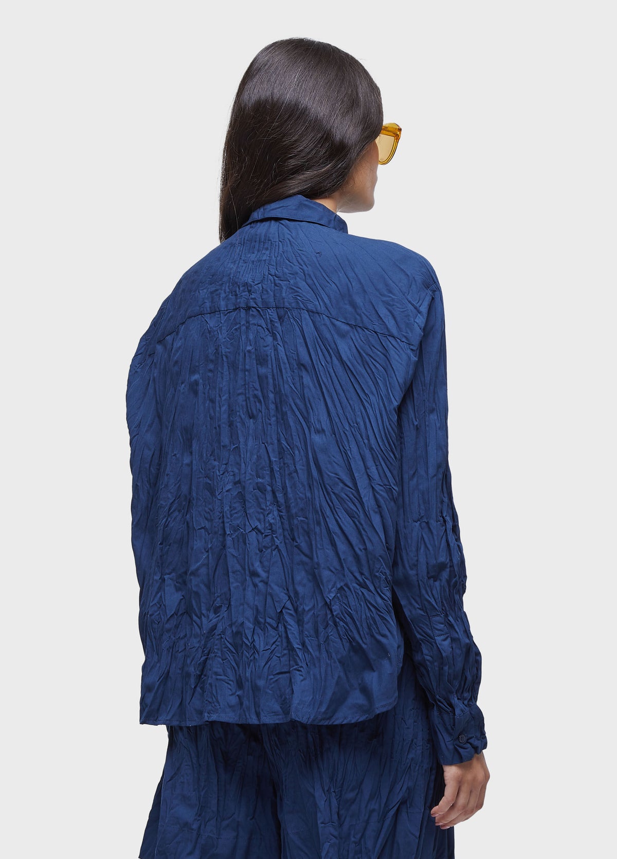 SHIRT LS TRICOLINE WRINKLED