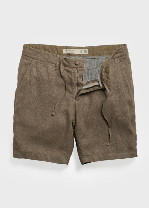 100% LINEN SHORTS