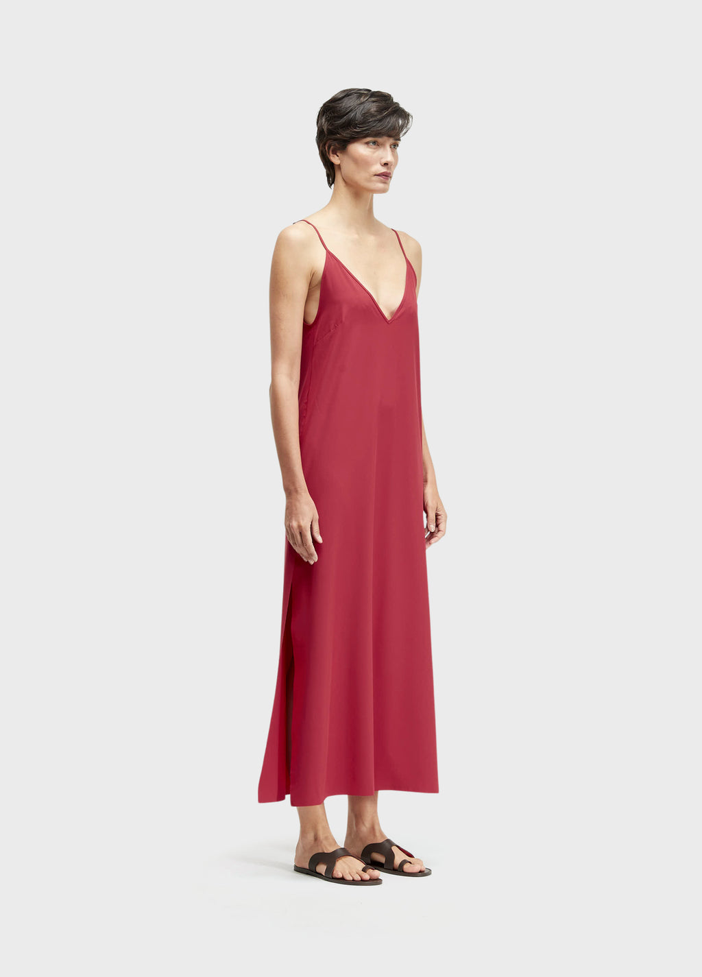VESTIDO MIDI ALÇAS SUPERLIGHT
