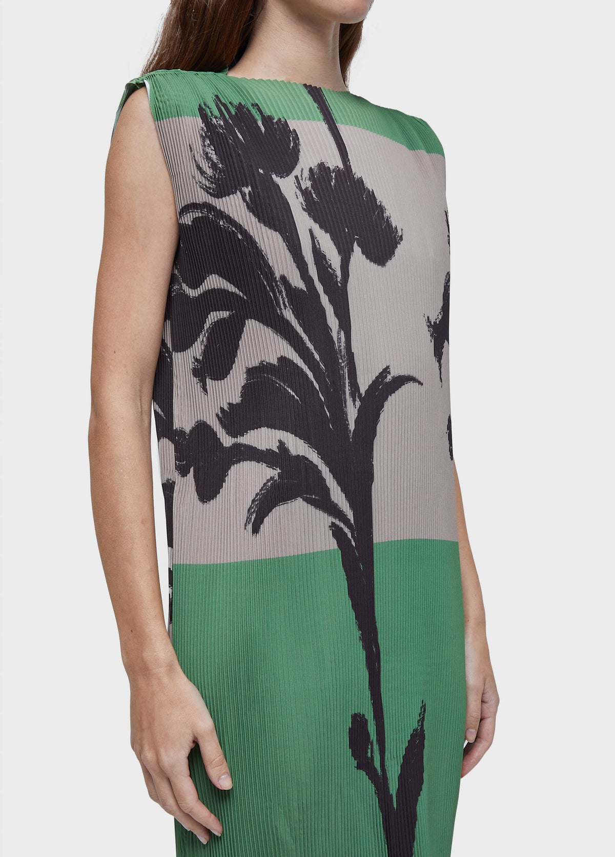 NIPO PLEATED SHORT DRESS