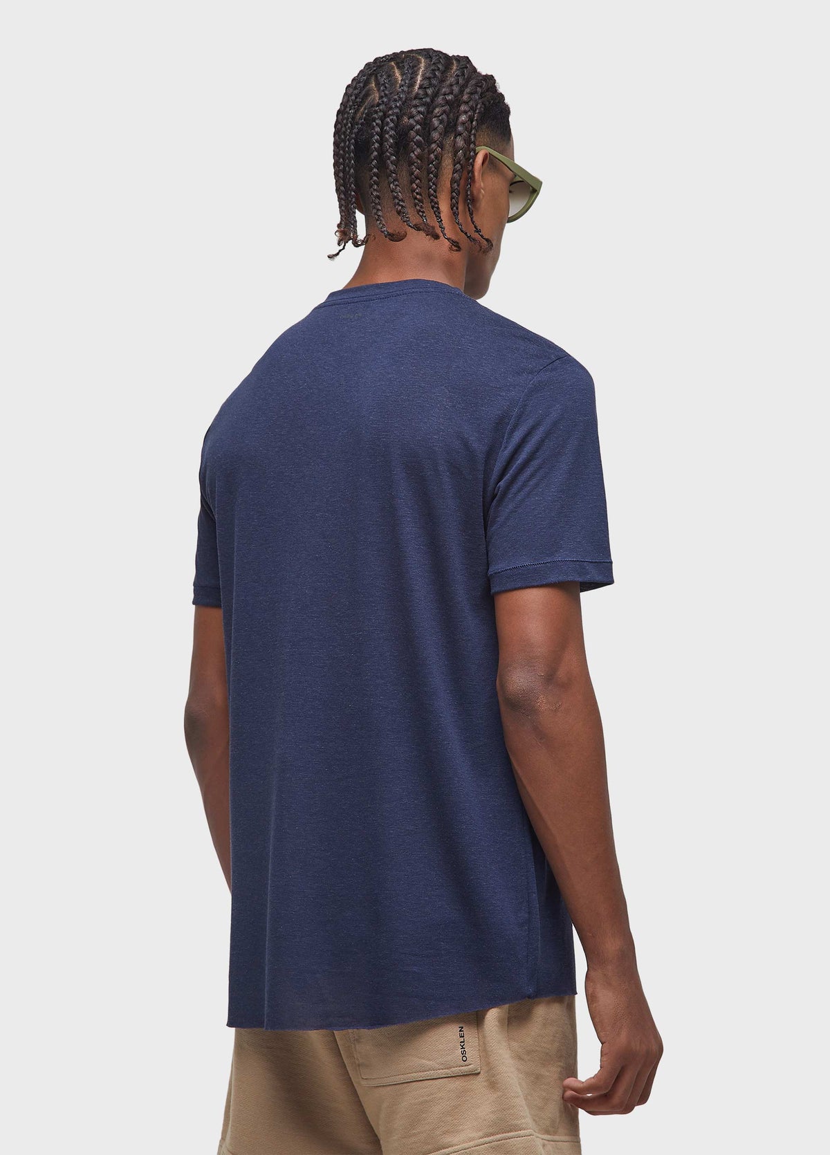 LIGHT LINEN FISH SHORT SLEEVE T-SHIRT