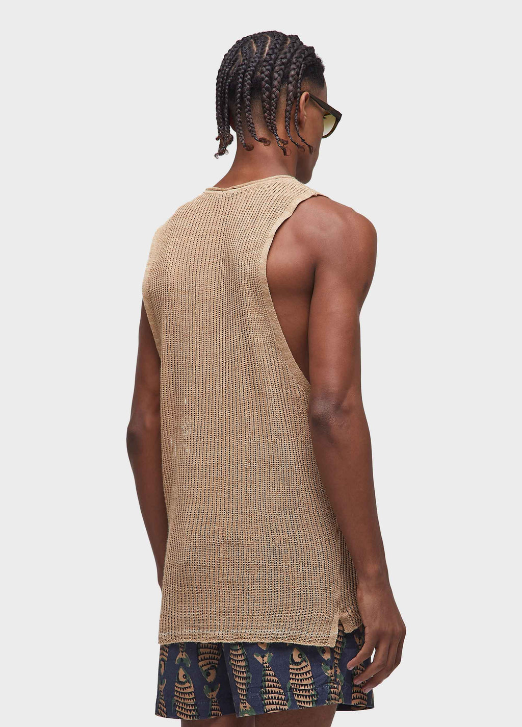 CORK KNIT TANK TOP