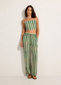STRAIGHT LEG PANTS ELASTIC WAIST