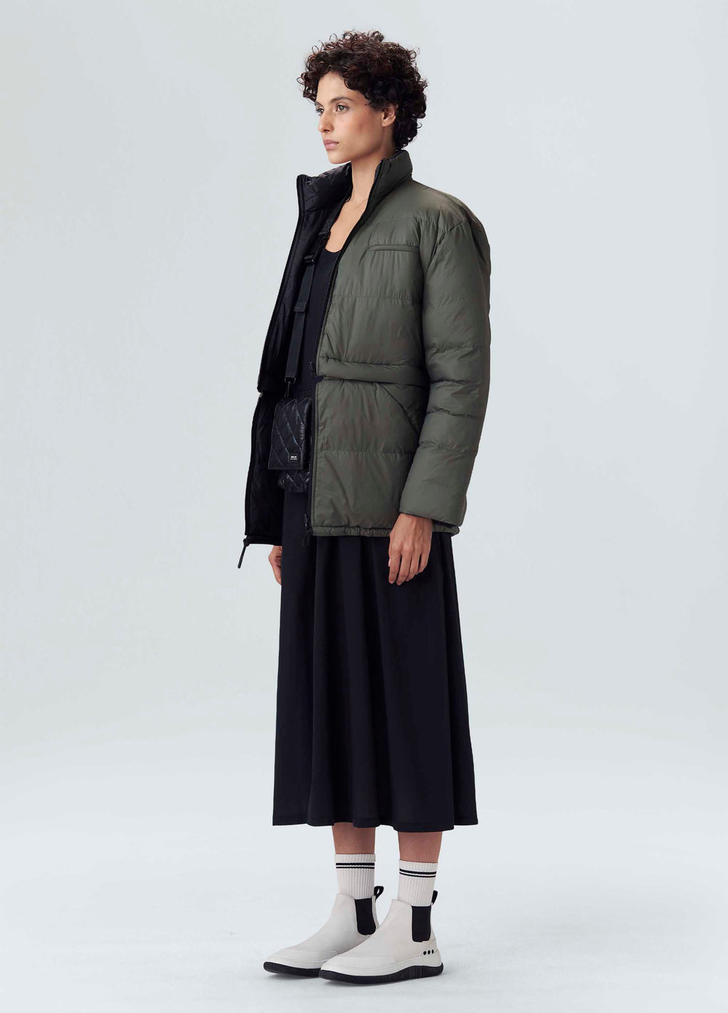 DETACHABLE REVERSIBLE QUILTED COAT