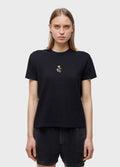 EMBROIDERED TINY ROSE T-SHIRT
