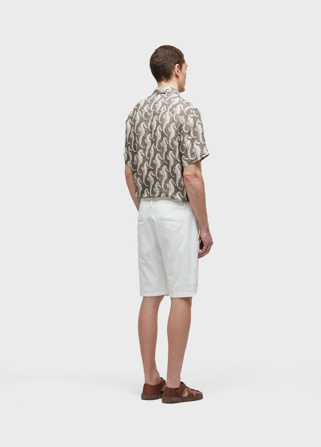 BASIC LINEN TAILORED SHORTS