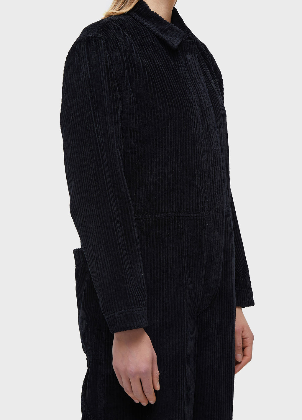 CORDUROY LONG SLEEVE COVERALL