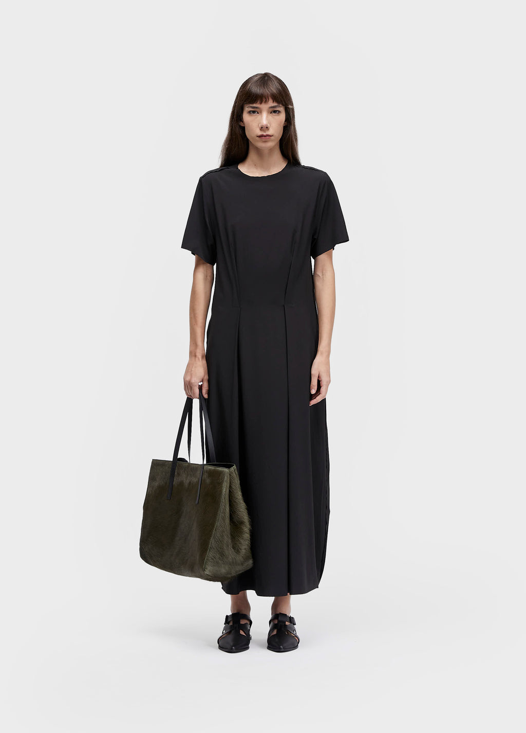 Bolsa Tote Ivy Pelo Forest Preto – Osklen – foto 6