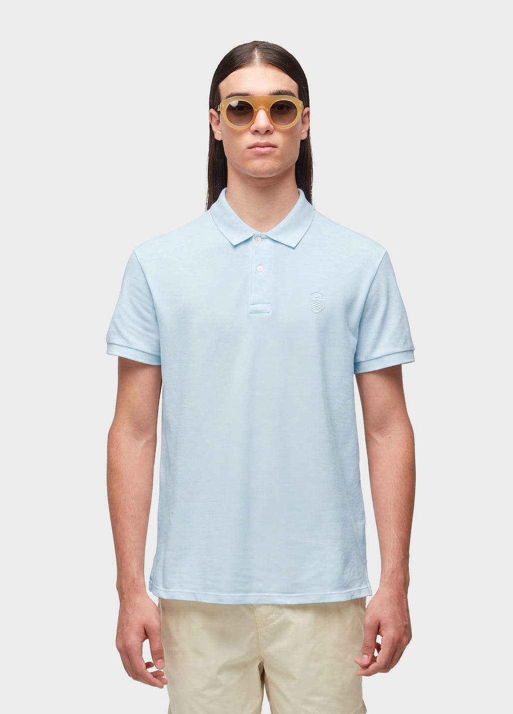 EMBOSSED CREST POLO SHIRT