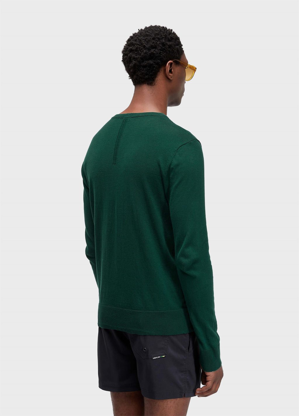 Sweater Tricot Classic Cotton II Verde Esmeralda – Osklen – foto 2