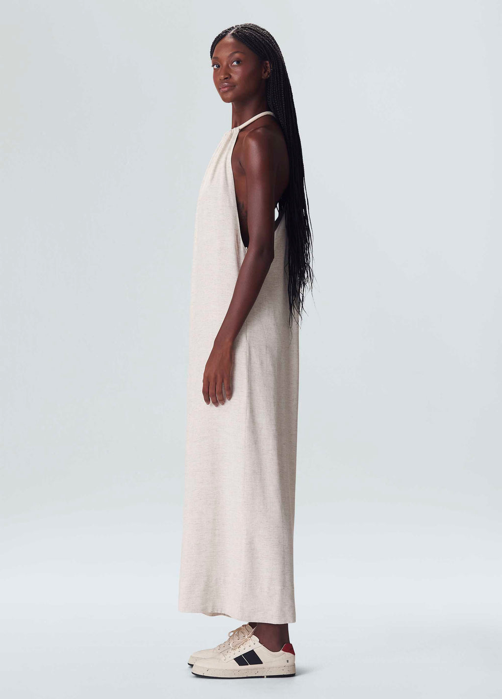 RAGLAN LINEN JUMPSUIT