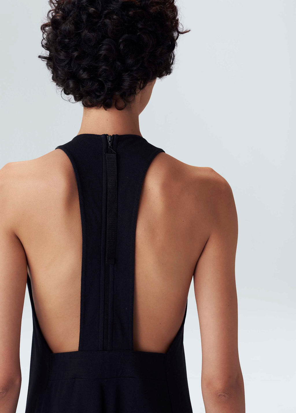 DEEP-CUT RACERBACK JUMPSUIT