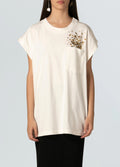 T-SHIRT ORGANIC SEQUIN WATERCOLOR