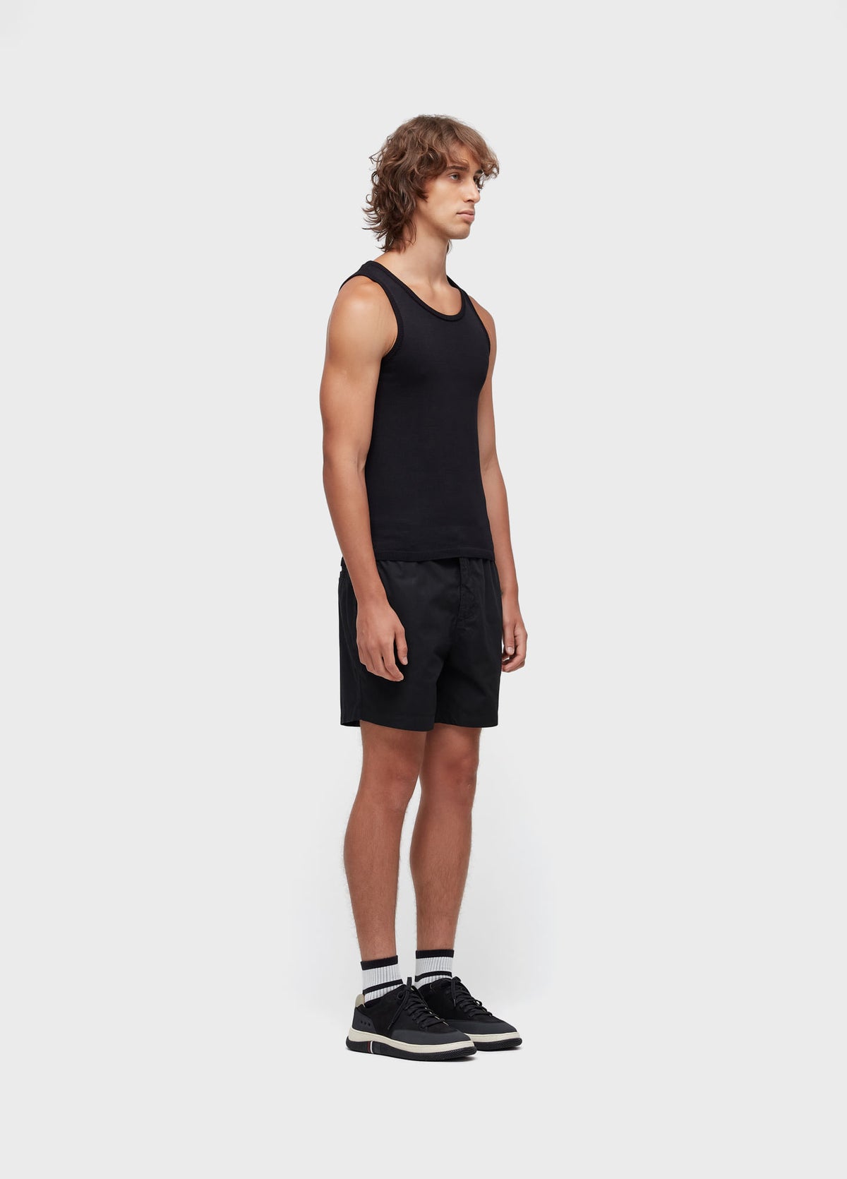 SLIM RIB KNIT TANK TOP
