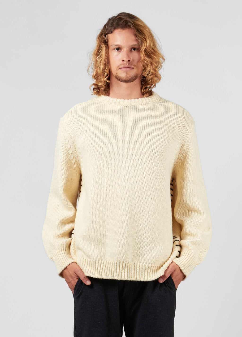 KNITTED SHEEP JUMPER