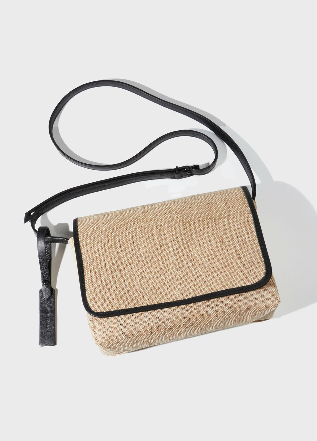 JUTE MESSENGER BAG