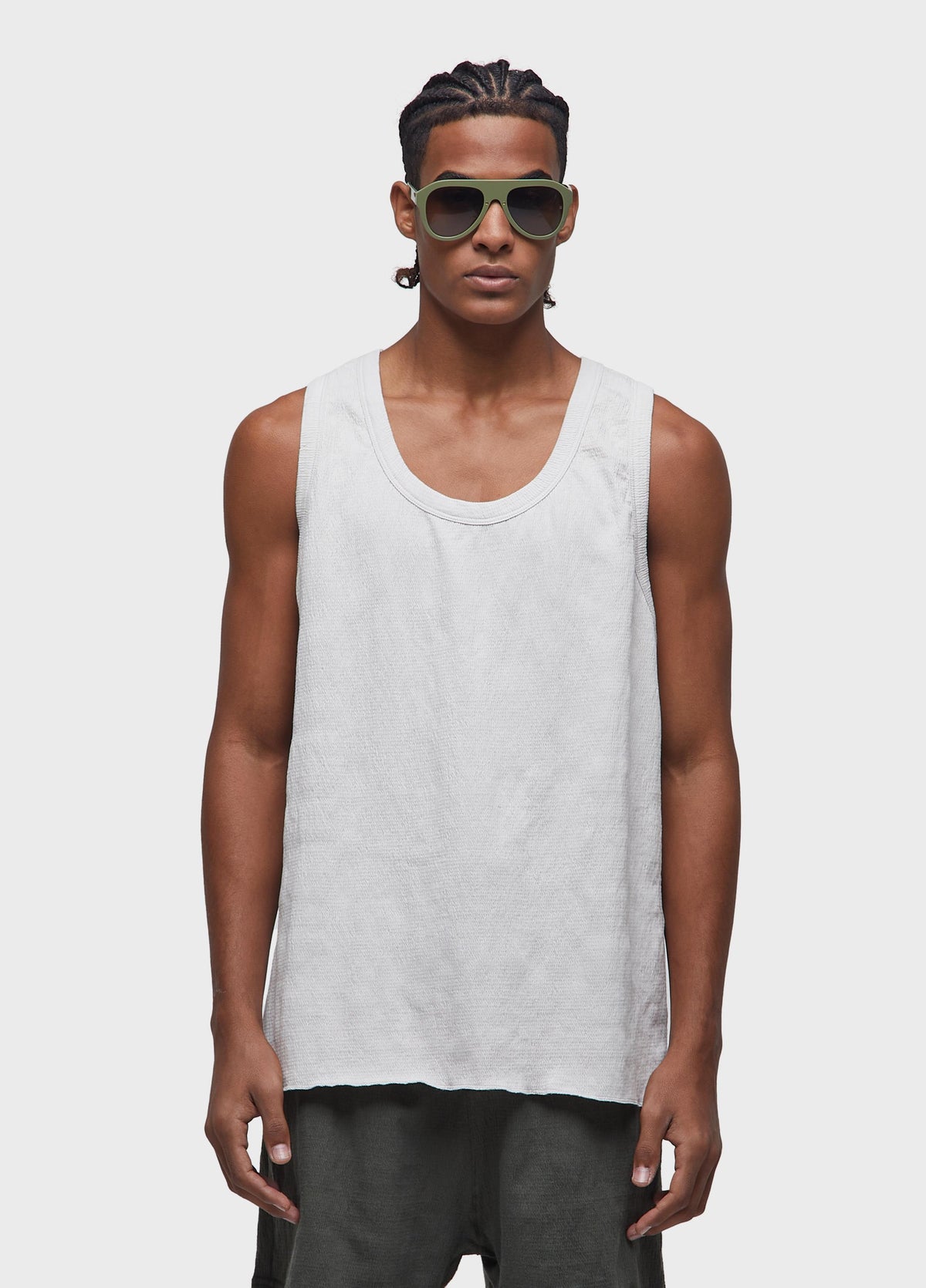 NEW WRINKLED YOKE TANK TOP