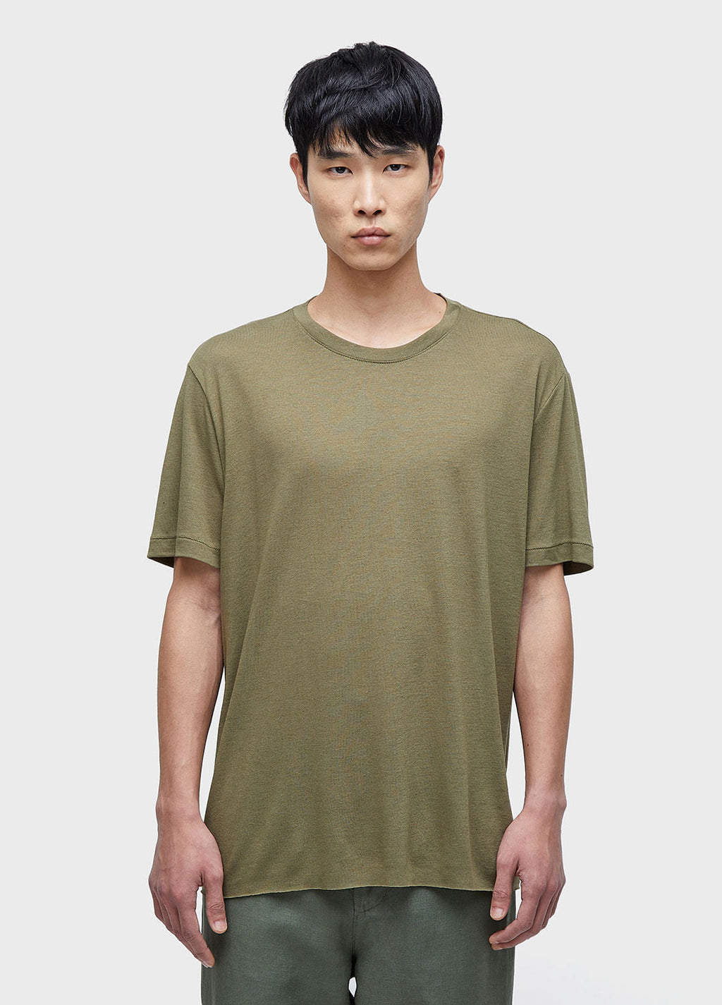 LIGHT LINEN SHORT SLEEVE T-SHIRT