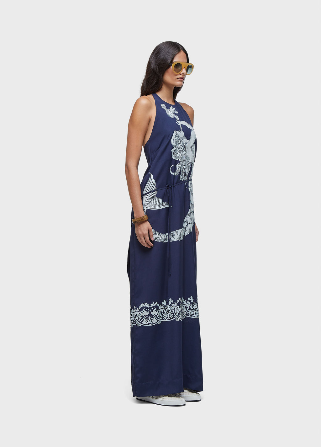 OCEAN BLUE WRAP DRESS