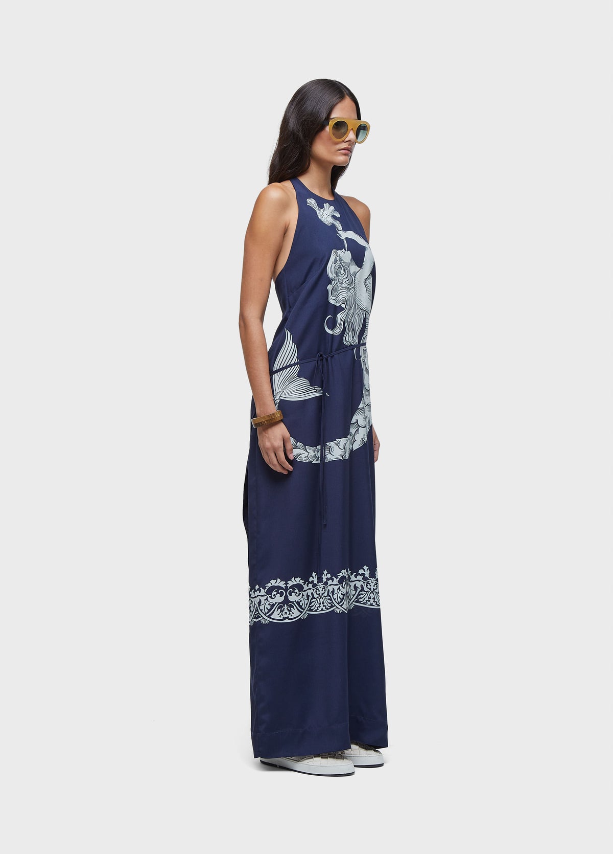 OCEAN BLUE WRAP DRESS