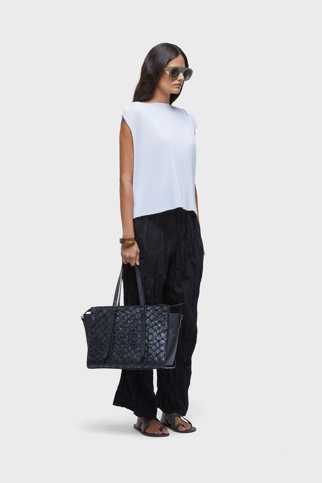 Top Plissé Off-White – Osklen – foto 2