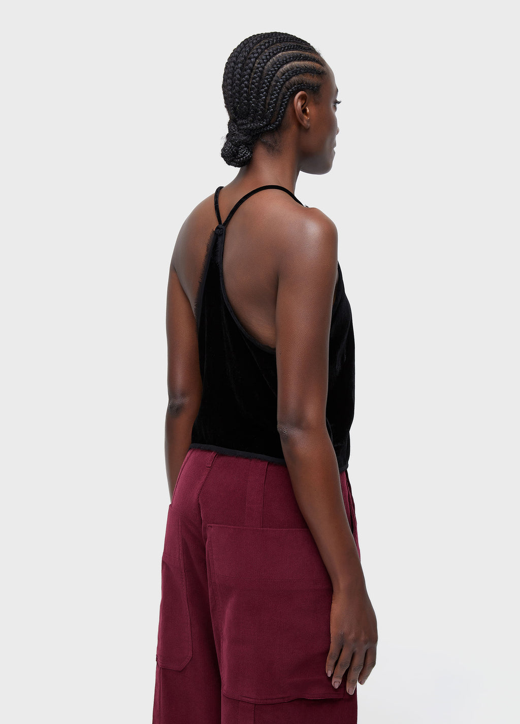 VELVET RACERBACK TANK TOP