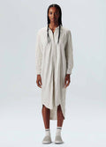 CASUAL CRINKLED SHIRT DRESS