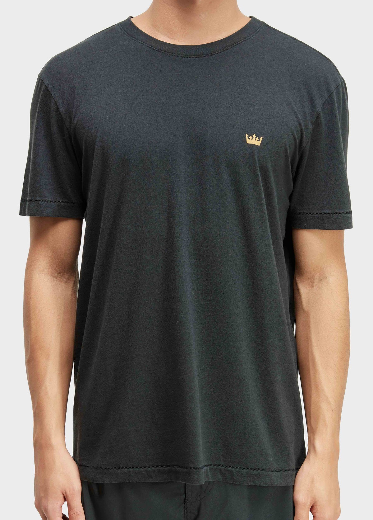 SOFT USED GOLD CROWN T-SHIRT S/S