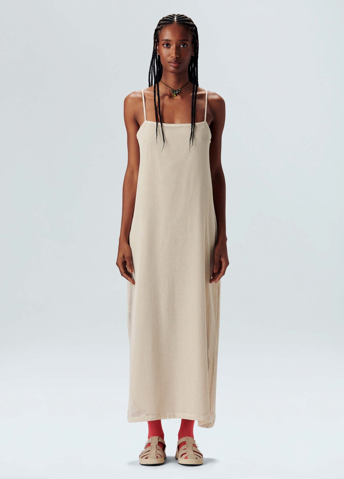 MESH LONG DRESS