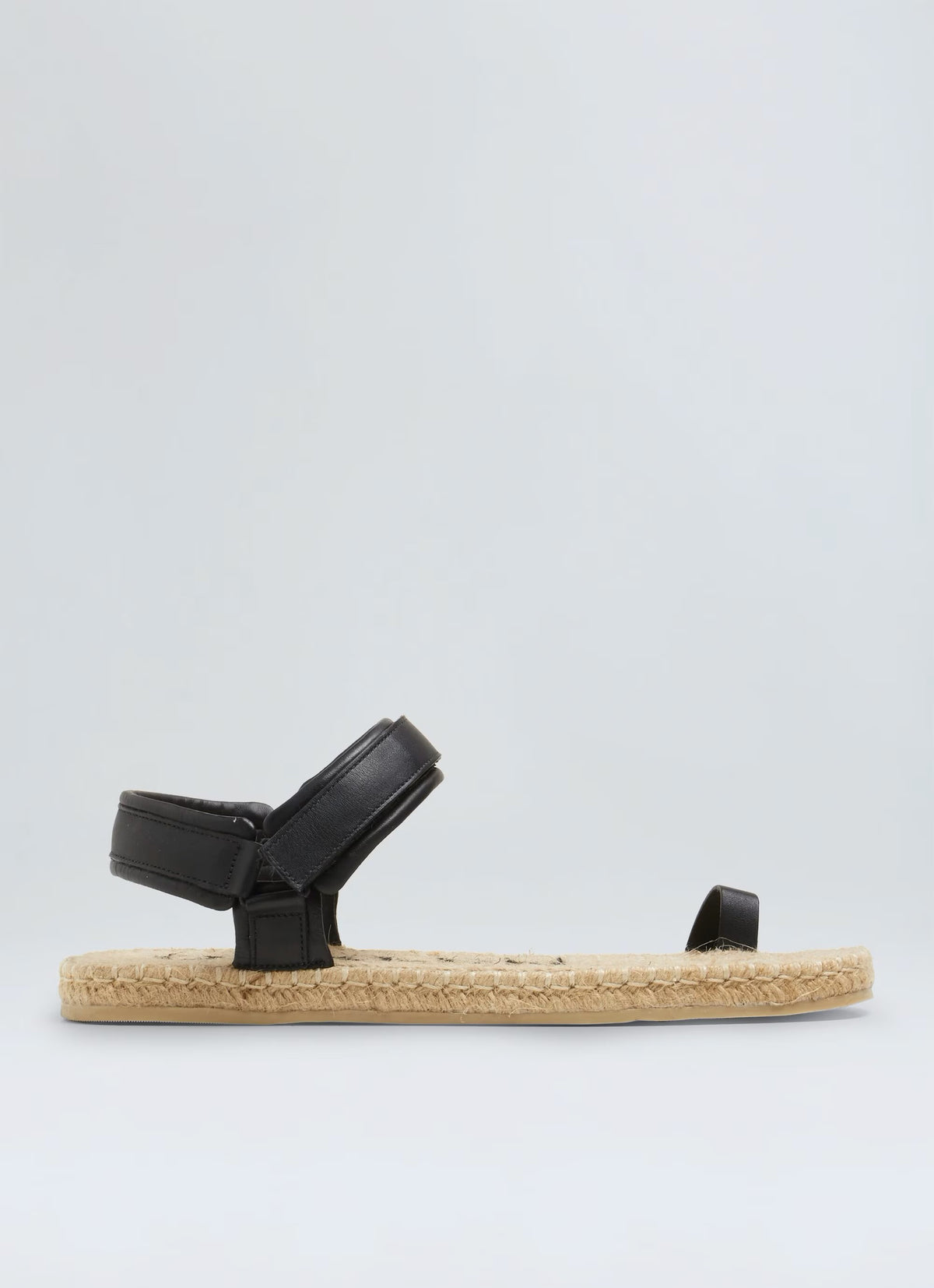 LEATHER VELCRO ROPE SANDALS