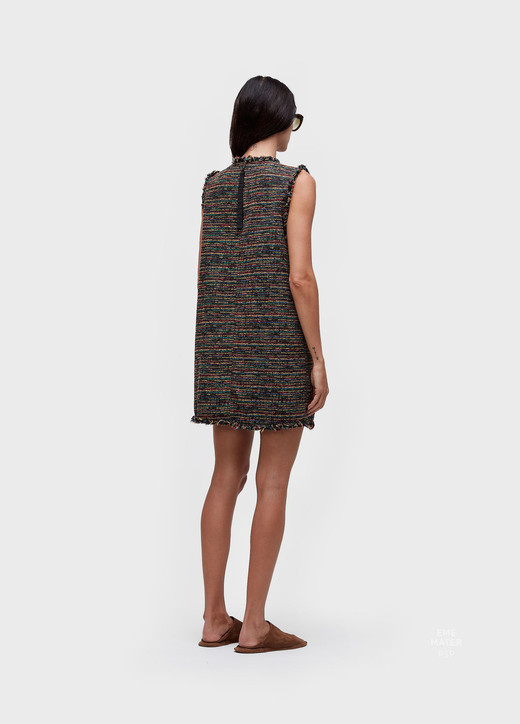 TEXTURE COLORS SHORT DRESS