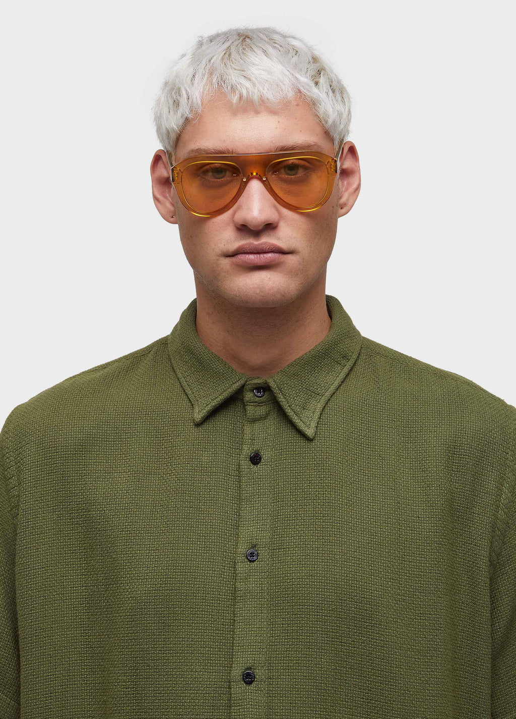 Camisa Crumple MC Verde Oliva – Osklen – foto 3