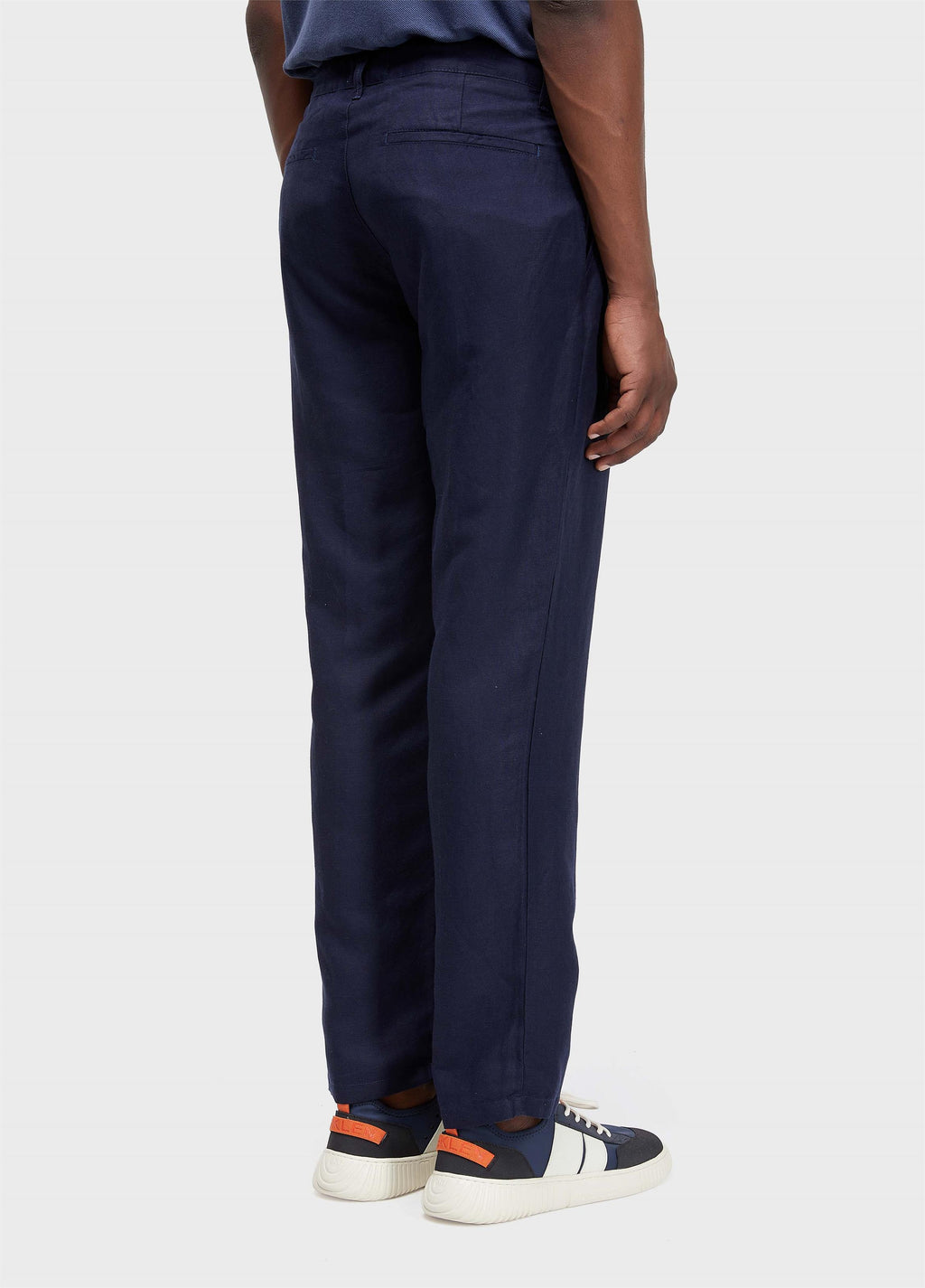 FLUID LINEN TAILORED TROUSERS
