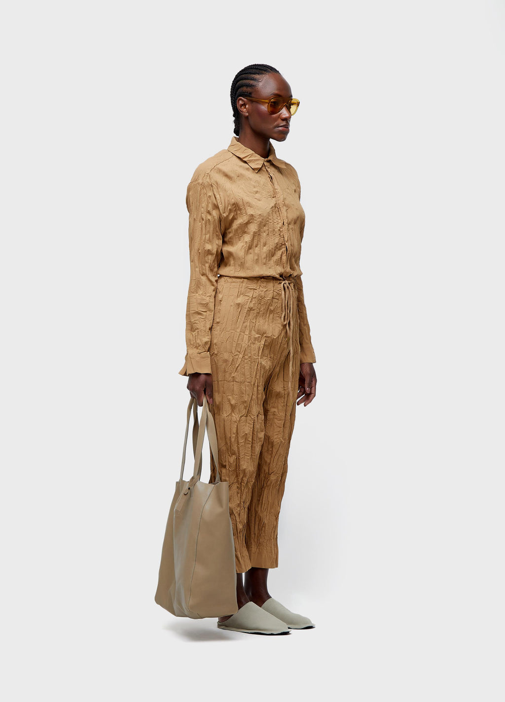 E-LEATHER LARGE TOTE BAG