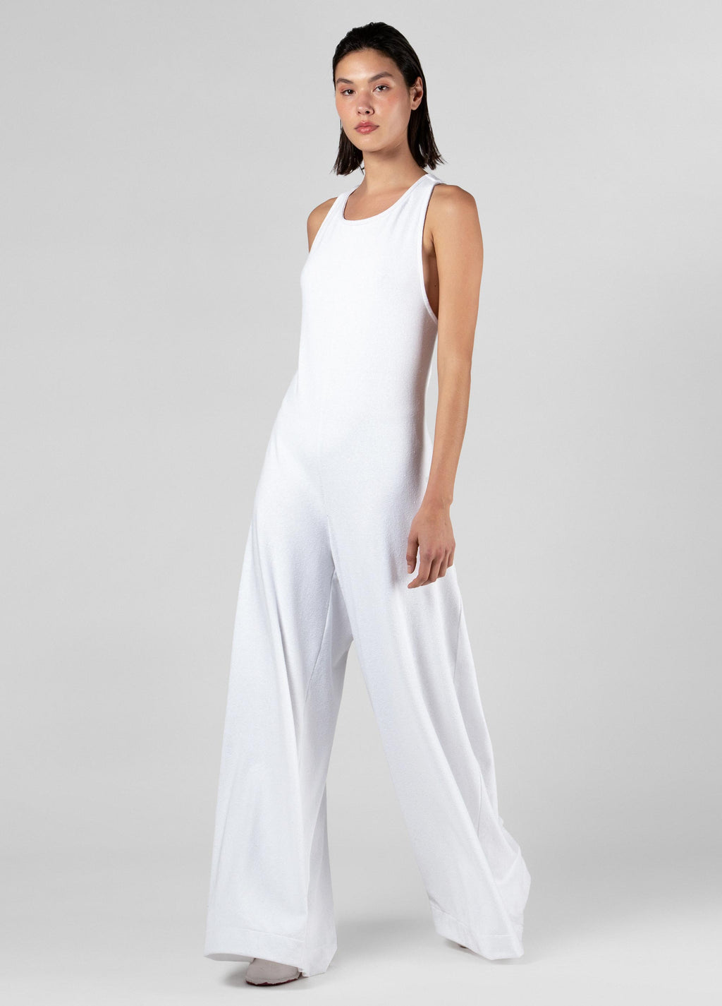 CROSSED BACK ECO JUMPSUIT