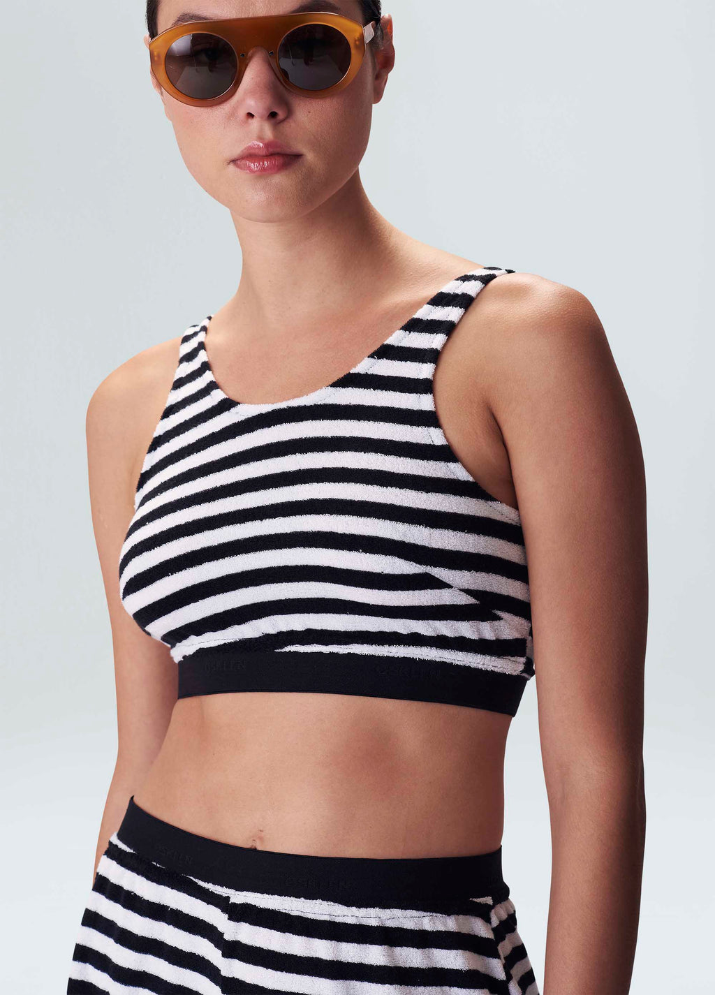 STRIPED TERRYCLOTH SET